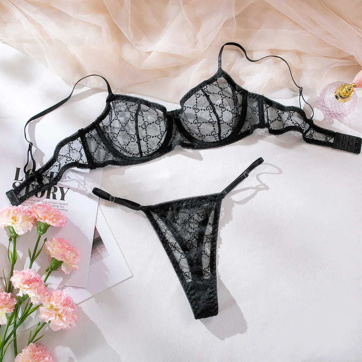 Seamless Lace Embroidery Sets